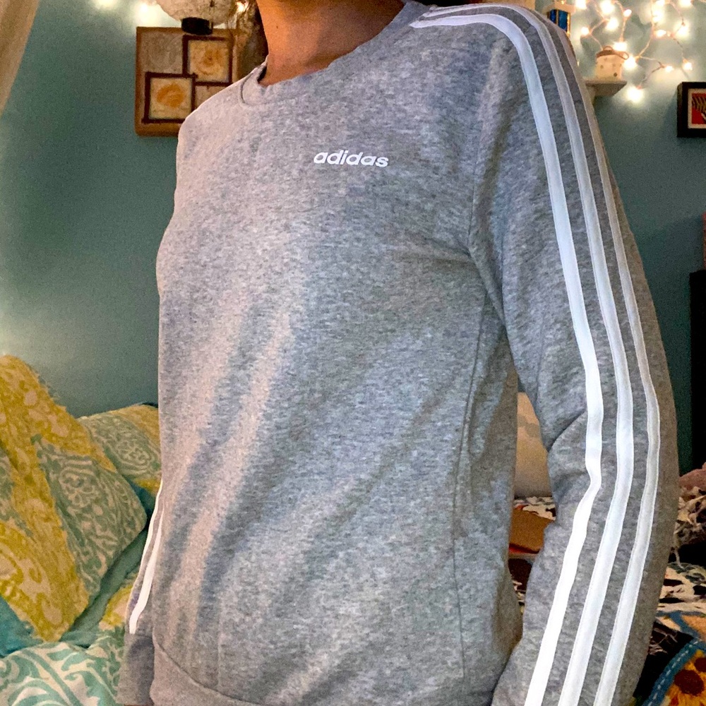 Adidas Grey Crewneck